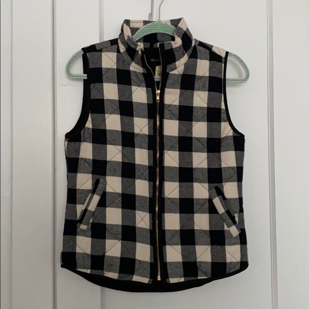 Checkered vest